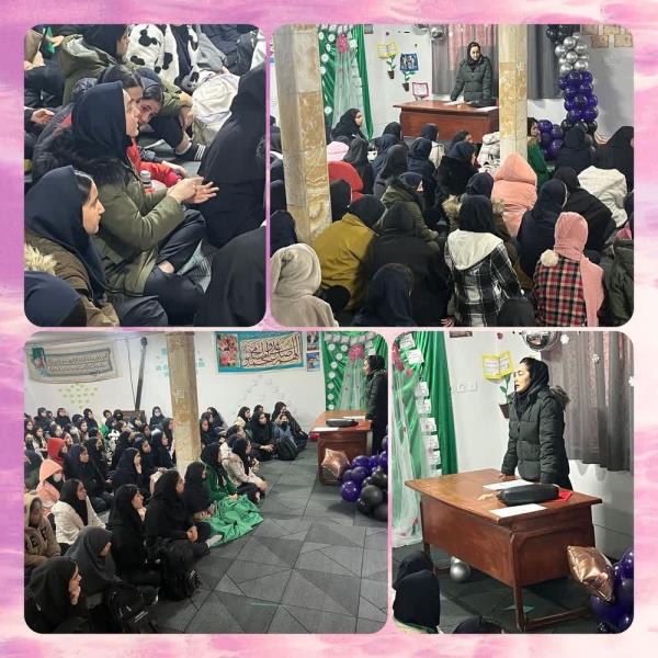 برگزاري جلسه ي مشاوره توسط  مشاوربهداشت سركارخانم پيروزي